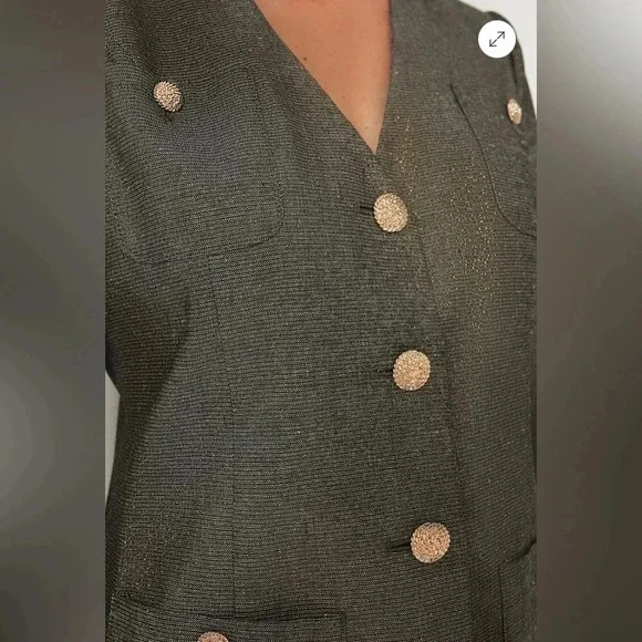 Tuckernuck Pomander Place Coventry Metallic Keira Dress size Medium - Picture 4 of 12